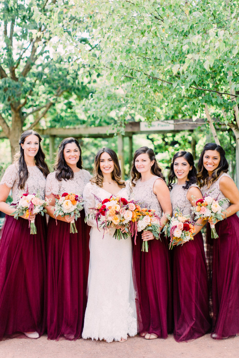 Blumen Garden Colorful Fall Wedding | Mary + Joey | Kendra Denault ...